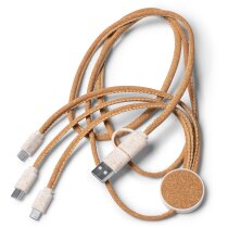 Cargadores USB versátiles y sostenibles con Metrik cable 5 en 1 ecoamigable