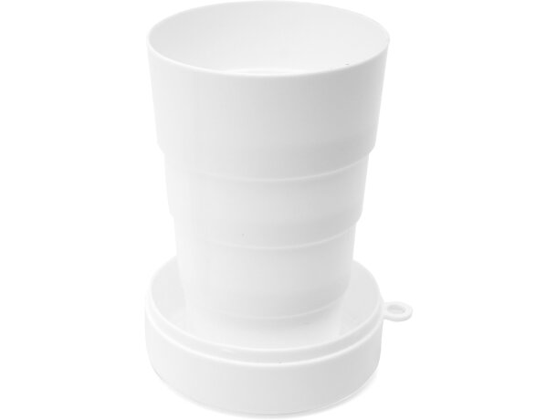 Vasos de plástico anti-bacterias Gosto con tapa y mosquetón 220ml Blanco detalle 6