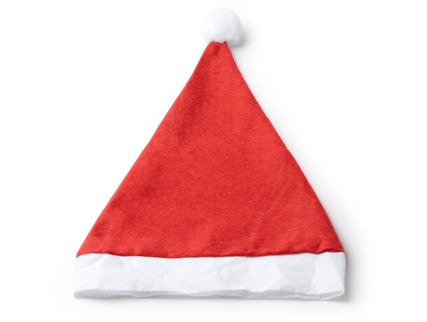 Gorro de papa noel non woven para colorear Rojo detalle 2