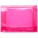 Neceser para publicidad con logo Caribu PVC transparente cierre hermético Fucsia detalle 15