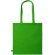 Bolsa de algodón personalizada Kimex asas largas Fairtrade 180 g/m² Verde helecho