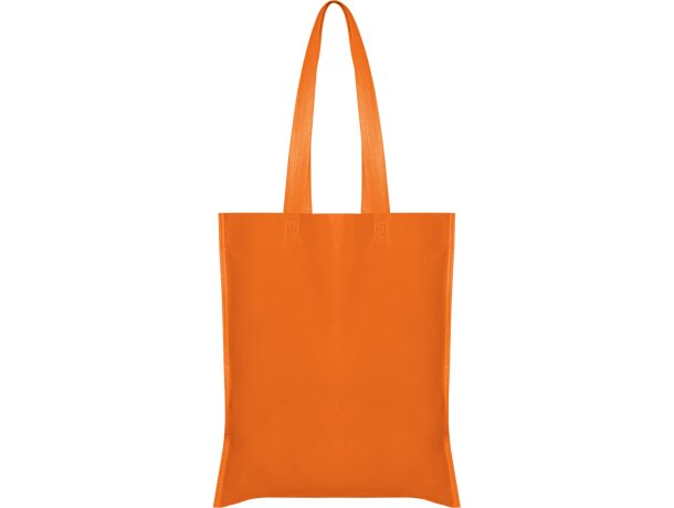 Bolsas non woven Crest termosellada 36x40 asa larga 70cm Naranja detalle 20