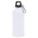 Botellas de aluminio con mosquetón Athletic 400ml colores divertidos Blanco detalle 4