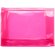 Neceser para publicidad con logo Caribu PVC transparente cierre hermético Fucsia