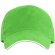 Gorra de béisbol barata algodón 170 g/m2 Eris Verde helecho detalle 20