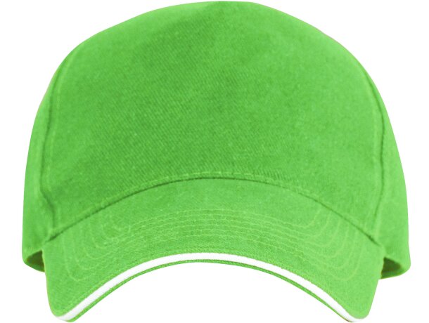 Gorra de béisbol barata algodón 170 g/m2 Eris Verde helecho detalle 20