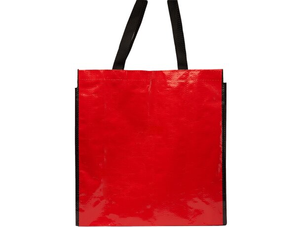 Bolsa de compra personalizada Coast brillante y resistente Rojo detalle 15