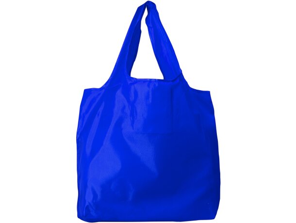 Bolsa de compras plegables Pantala eco con bolsillo de poliéster reciclado Royal detalle 8