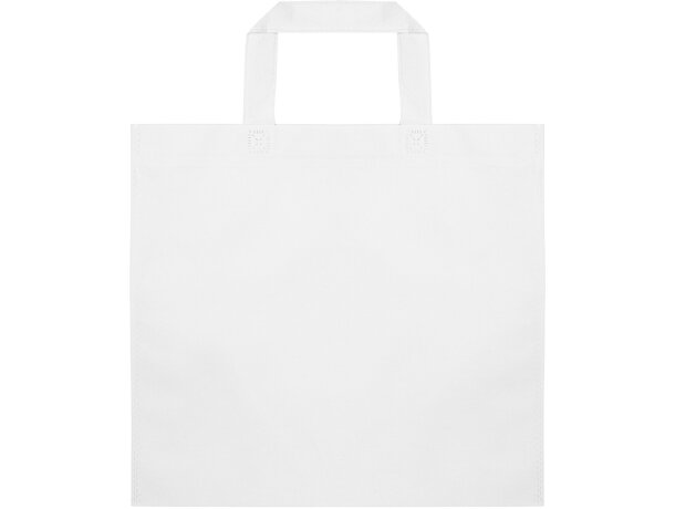 Bolsa nonwoven publicidad asas cortas Boden 80 g/m² reforzadas Blanco detalle 5