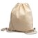 Mochila saco algodón fairtrade color natural 180 g/m2 Crudo detalle 4