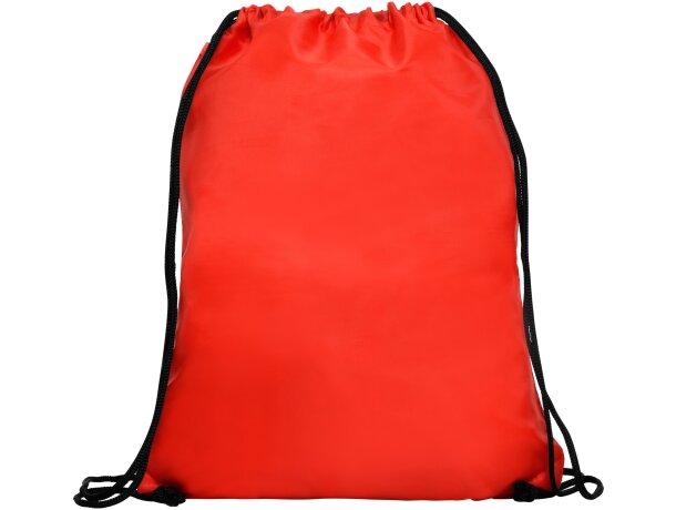 Mochila de cuerdas personalizada poliéster 210D 60 g/m2 Cuanca Rojo detalle 18