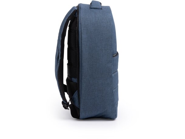 Mochila para portátil personalizada Norden antirrobo RPET 300 D cómoda Denim vigore detalle 9