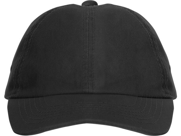 Gorras de béisbol personalizable algodón 260 g/m2 Terra Negro detalle 5