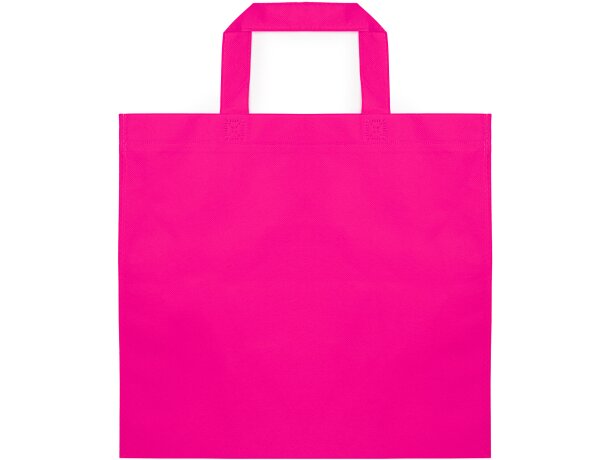 Bolsa nonwoven publicidad asas cortas Boden 80 g/m² reforzadas Fucsia detalle 16