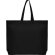 Bolsas baratas Sea non woven con fuelle hexagonal y asa larga Negro detalle 10