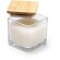 Velas Rocix elegancia ecoamigable aroma vainilla cálido acogedor hogar Blanco detalle 2