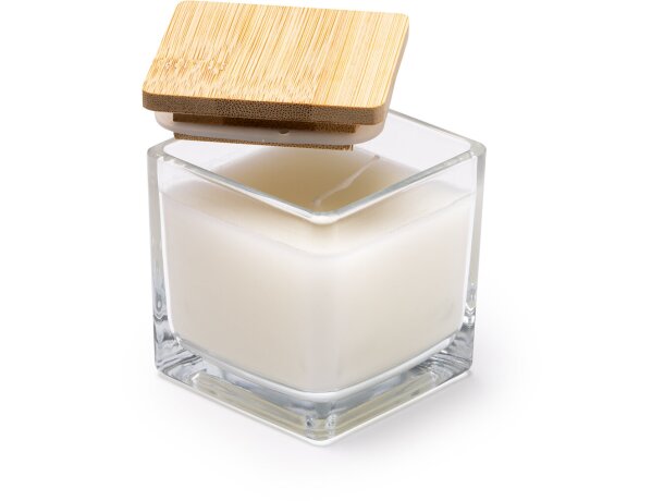 Velas Rocix elegancia ecoamigable aroma vainilla cálido acogedor hogar Blanco detalle 1