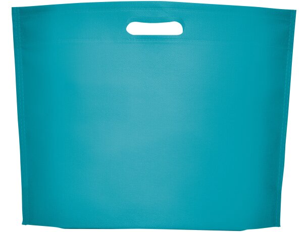 Bolsas non woven personalizadas Ocean baratas termoselladas 40x30x10 Aguamarina detalle 12