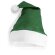 Gorro navidad Santa con borla y banda blanca ideal para celebraciones Verde helecho