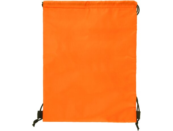 Mochila de cuerdas promocional Graja con interior isotérmico de aluminio Naranja detalle 9