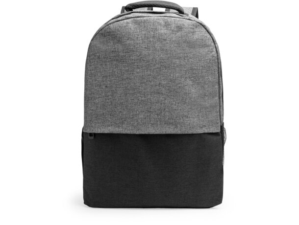 Mochila infantil bolsillo acolchado para portátil de rPET 600D Sidney Gris vigore detalle 7