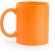 Tazas coloridas Papaya de cerámica 370ml aptas para microondas y lavavajillas Naranja detalle 19