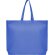 Bolsas baratas Sea non woven con fuelle hexagonal y asa larga Azul electrico detalle 24