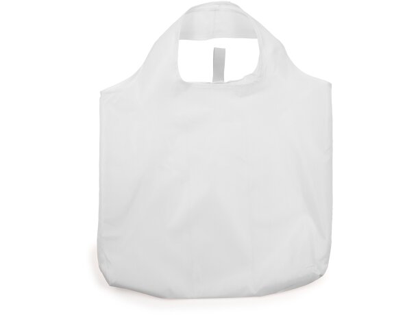 Bolsas plegables con elástico Toco en suave poliéster 190T Blanco detalle 4