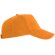 Gorra de béisbol barata algodón 170 g/m2 Eris Naranja detalle 27