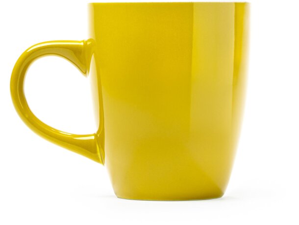 Tazas de cerámica Nolo esmalte a color aptas microondas lavavajillas 300ml Amarillo detalle 9