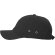 Gorras de béisbol personalizable algodón 260 g/m2 Terra Negro detalle 7