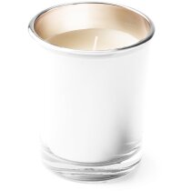 Velas corporativas Kimi aromáticas en vaso de cristal colores y fragancias