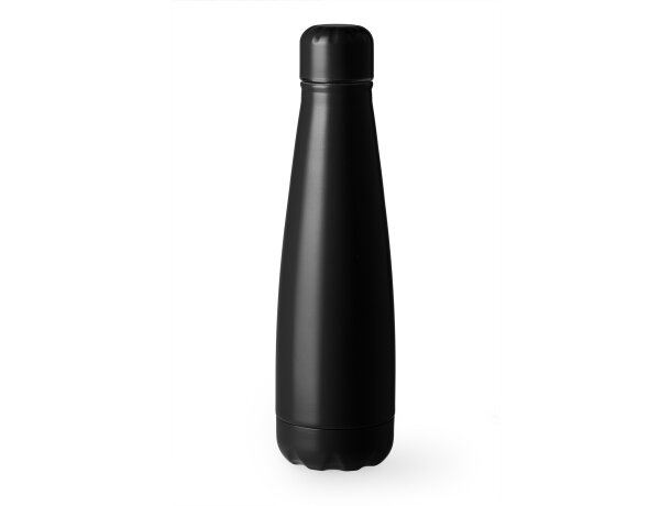 Botellas de acero inoxidable Pita con tapón enroscable y acabado mate 630ml Negro detalle 6