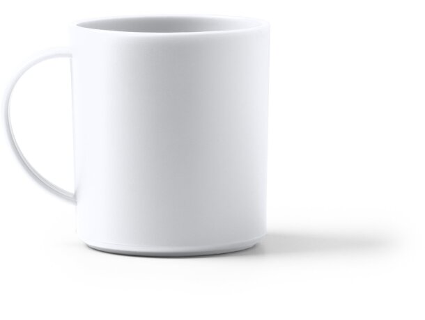 Taza reutilizable para pp 300ml Lino Blanco detalle 5