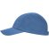 Gorra running para publicidad Mercury ligera tres paneles ajustable velcro Royal detalle 16