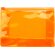 Neceser para publicidad con logo Caribu PVC transparente cierre hermético Naranja