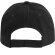 Gorra de béisbol barata algodón 170 g/m2 Eris Negro detalle 9