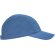 Gorra running para publicidad Mercury ligera tres paneles ajustable velcro Royal detalle 17