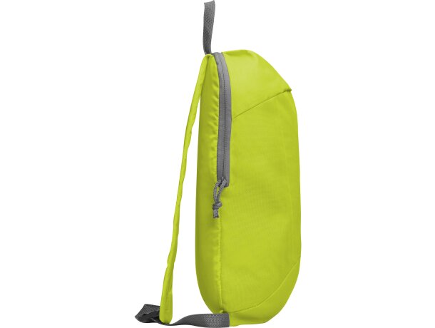 Mochila infantil bolsillo frontal con cierre de poliéster 145 g/m2 Sison Pistacho detalle 24