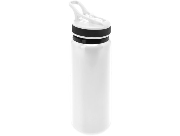 Botellas de aluminio personalizadas Chito con boquilla retráctil 680ml Blanco detalle 6