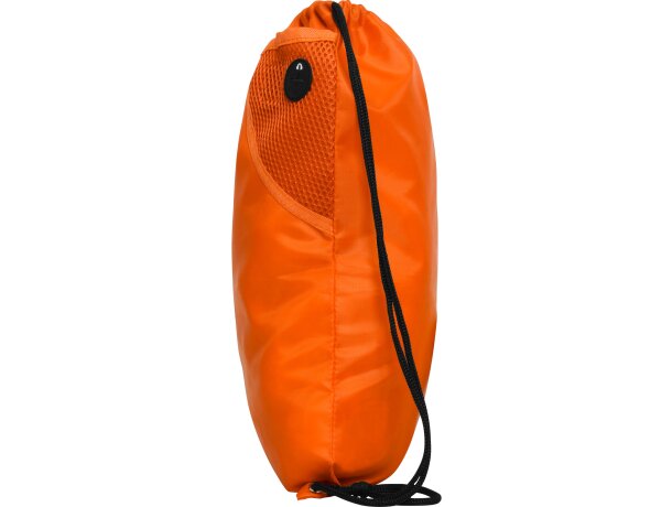 Mochila de cuerdas personalizada poliéster 210D 60 g/m2 Cuanca Naranja detalle 15