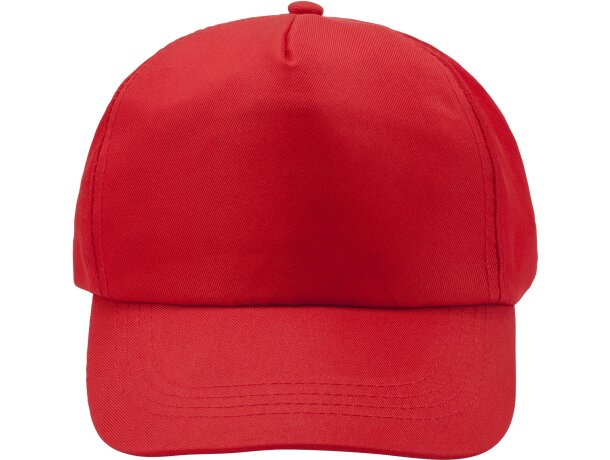 Gorras de béisbol personalizable rPET Calisto Rojo detalle 10