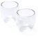 Set de 2 vasos cristal borosilicato 90ml Capsul Transparente detalle 4