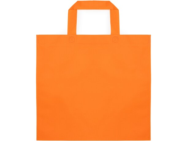 Bolsa nonwoven publicidad asas cortas Boden 80 g/m² reforzadas Naranja detalle 15