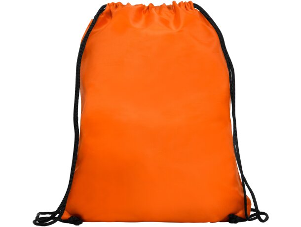 Mochila de cuerdas personalizada poliéster 210D 60 g/m2 Cuanca Naranja detalle 14