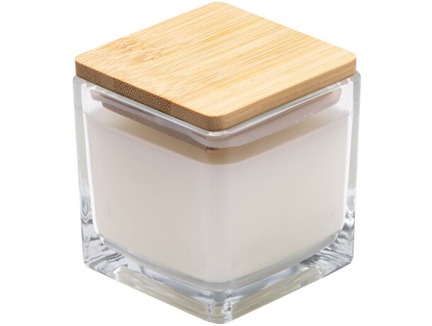 Velas Rocix elegancia ecoamigable aroma vainilla cálido acogedor hogar Blanco detalle 2