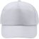 Gorras de béisbol personalizable rPET Calisto Blanco detalle 4