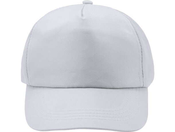 Gorras de béisbol personalizable rPET Calisto Blanco detalle 4