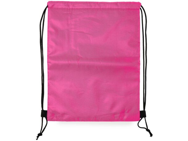 Mochila de cuerdas promocional Graja con interior isotérmico de aluminio Fucsia detalle 10