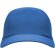 Gorra running para publicidad Mercury ligera tres paneles ajustable velcro Royal